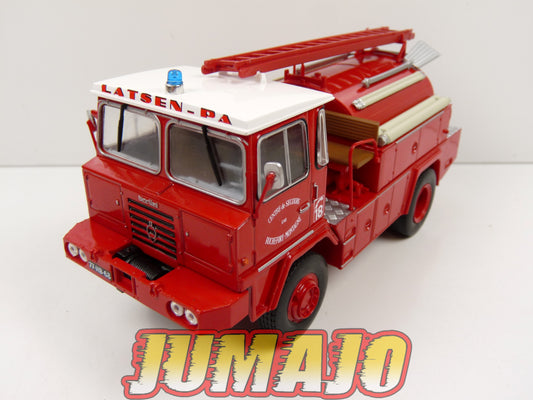 CPF106 Camion 1/43 Hachette IXO Pompiers : BERLIET GBK18 4x4