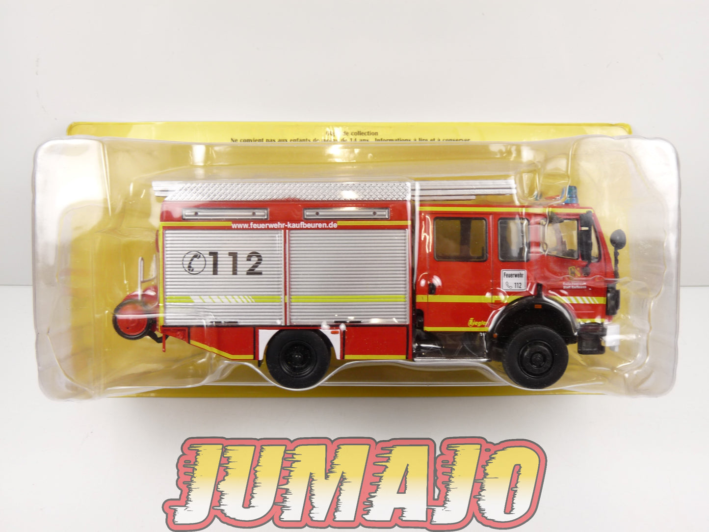CPF109 Camion 1/43 Hachette IXO Pompiers : MERCEDES SK 1224