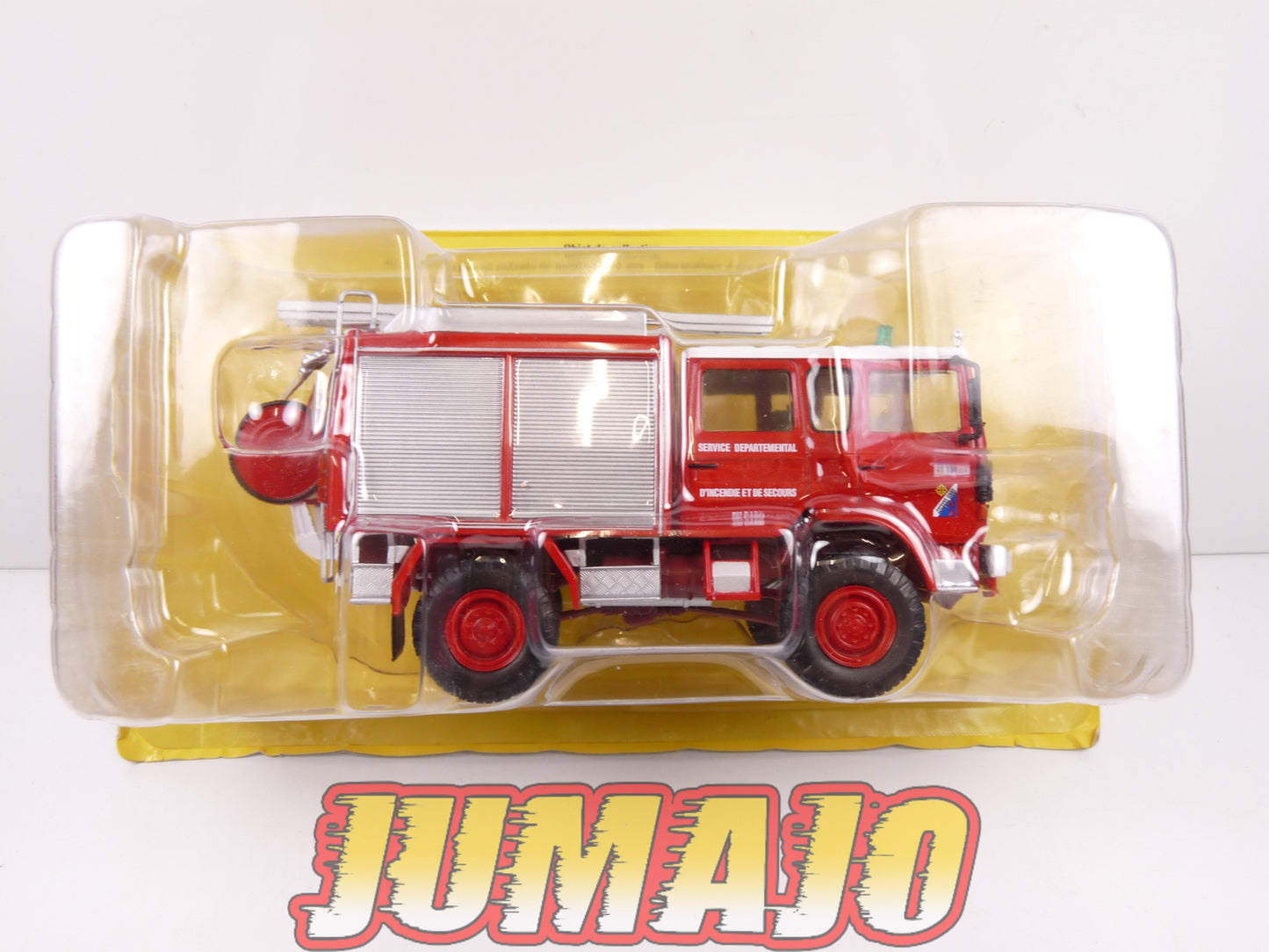 CPF137 Camion 1/43 Hachette IXO Pompiers : RENAULT 95-130 4x4FTP Leger Hors Route Camiva