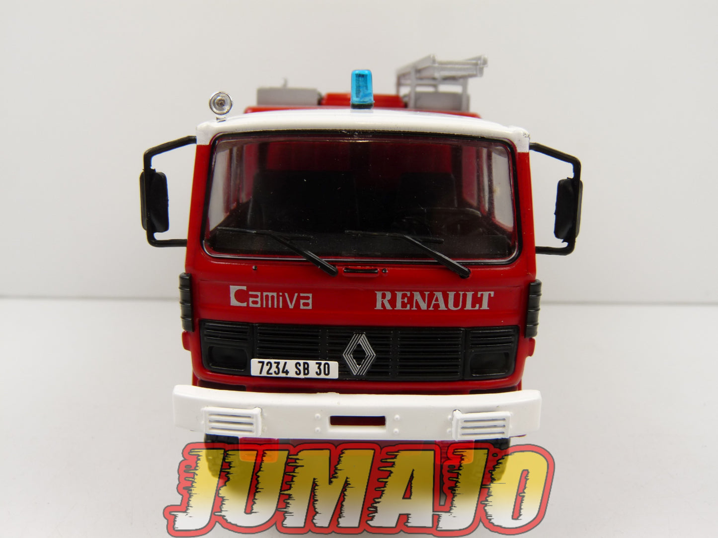 CPF137 Camion 1/43 Hachette IXO Pompiers : RENAULT 95-130 4x4FTP Leger Hors Route Camiva