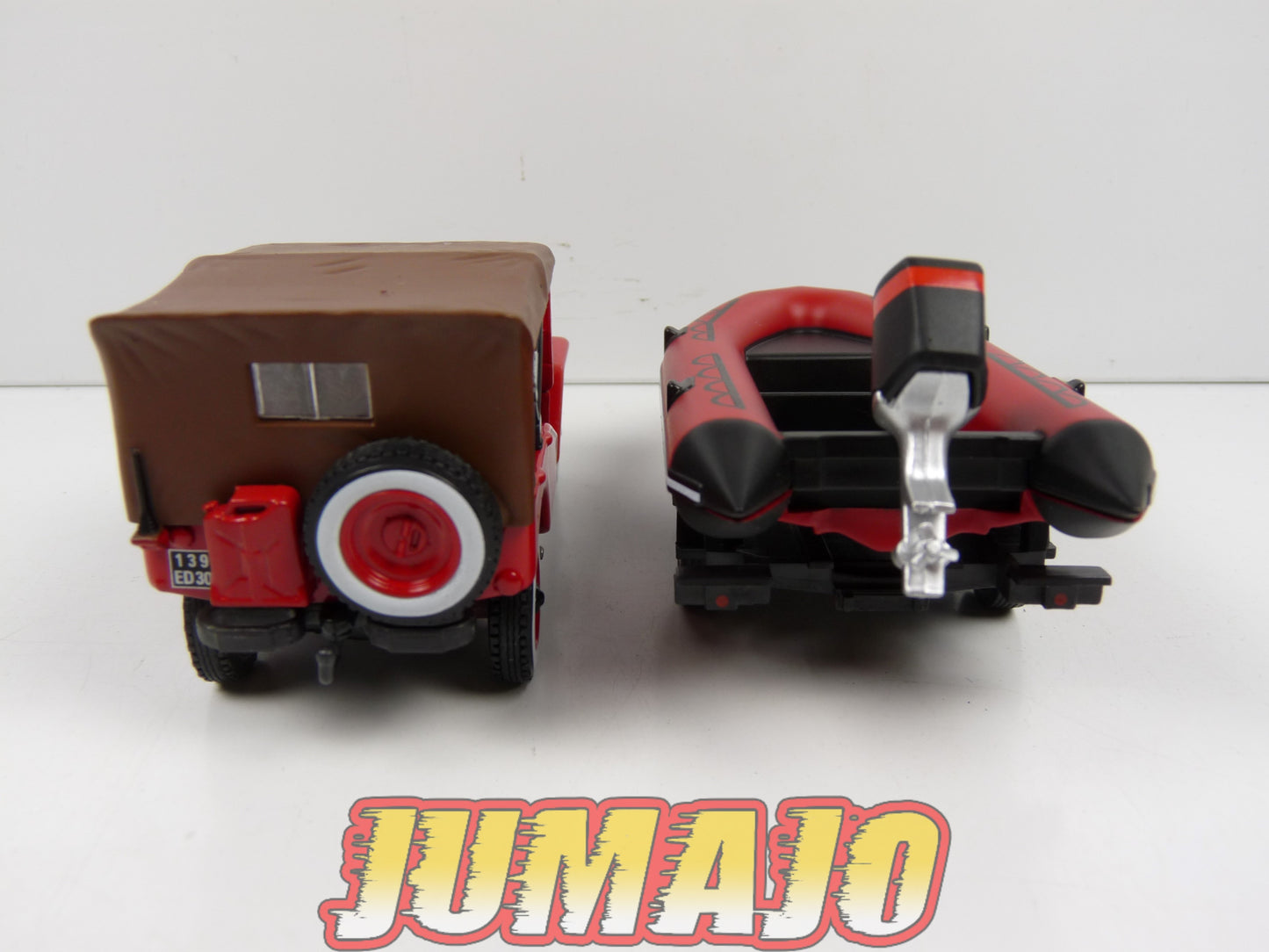 CPF801+803 Camions 1/43 Hachette IXO Pompiers : PRIME JEEP PRIME ZODIAQUE