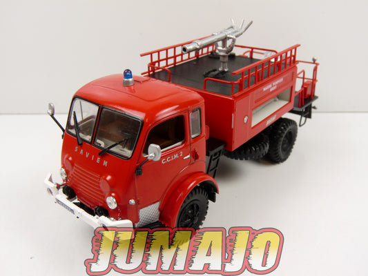 CPF91 Camion 1/43 Hachette IXO Pompiers : RENAULT Citerne R 2142 4x4 Marins Brest