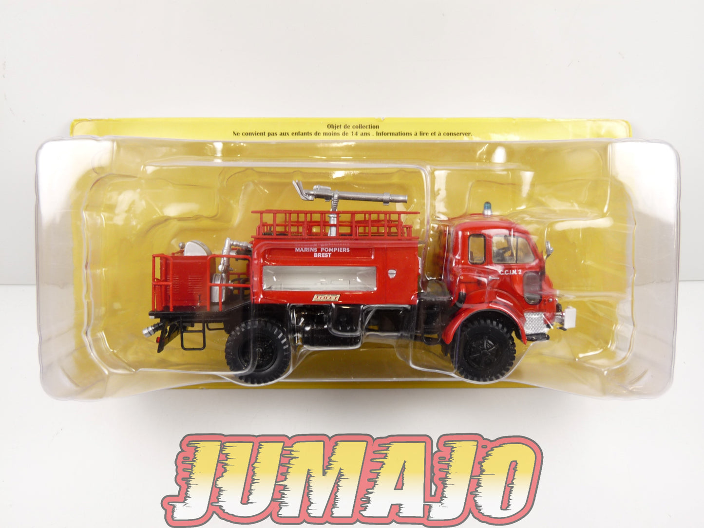 CPF91 Camion 1/43 Hachette IXO Pompiers : RENAULT Citerne R 2142 4x4 Marins Brest