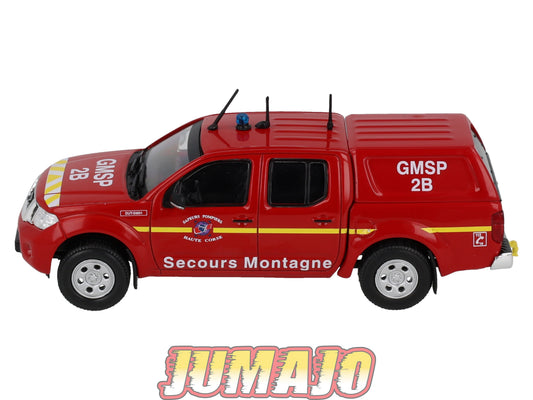 CPL50 Véhicules Légers Pompiers 1/43 Hachette IXO Nissan Navarra GMSP Technamm