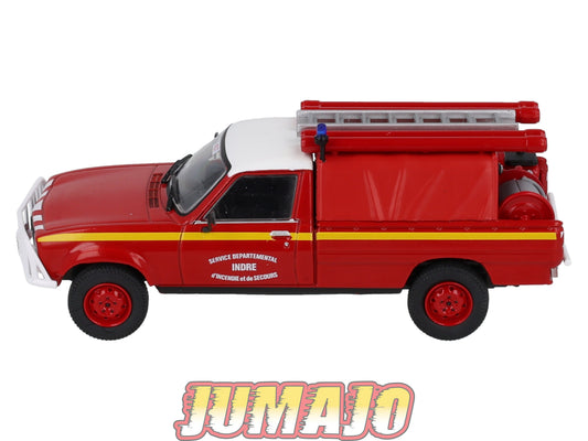 CPL67 Véhicules Légers Sapeurs Pompiers 1/43 Hachette IXO Peugeot 504 Pick-up Dangel CCFL Picot