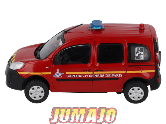 CPL76 Véhicules Légers Sapeurs Pompiers 1/43 Hachette IXO Renault Kangoo II SPVL 2013
