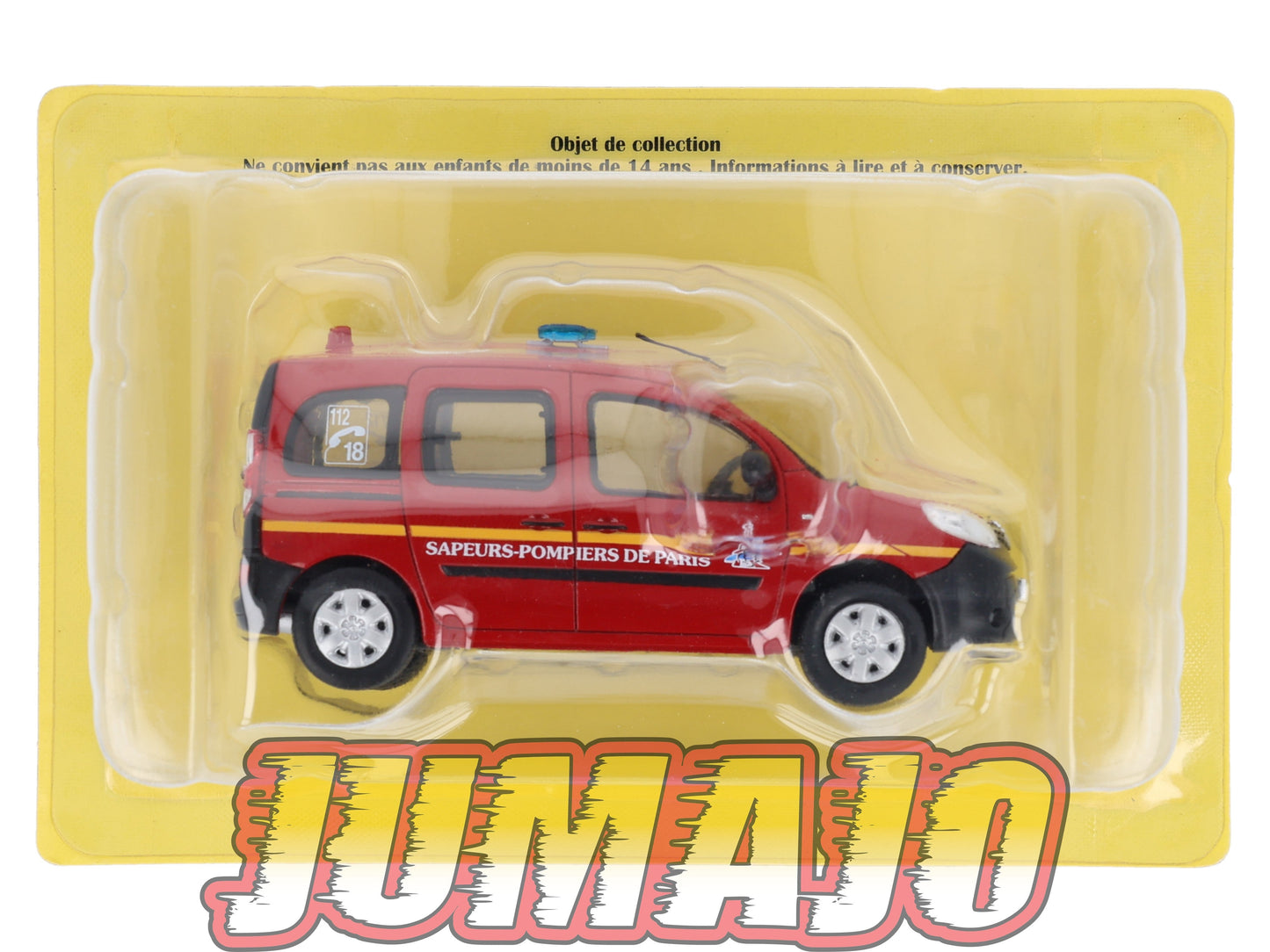 CPL76 Véhicules Légers Sapeurs Pompiers 1/43 Hachette IXO Renault Kangoo II SPVL 2013