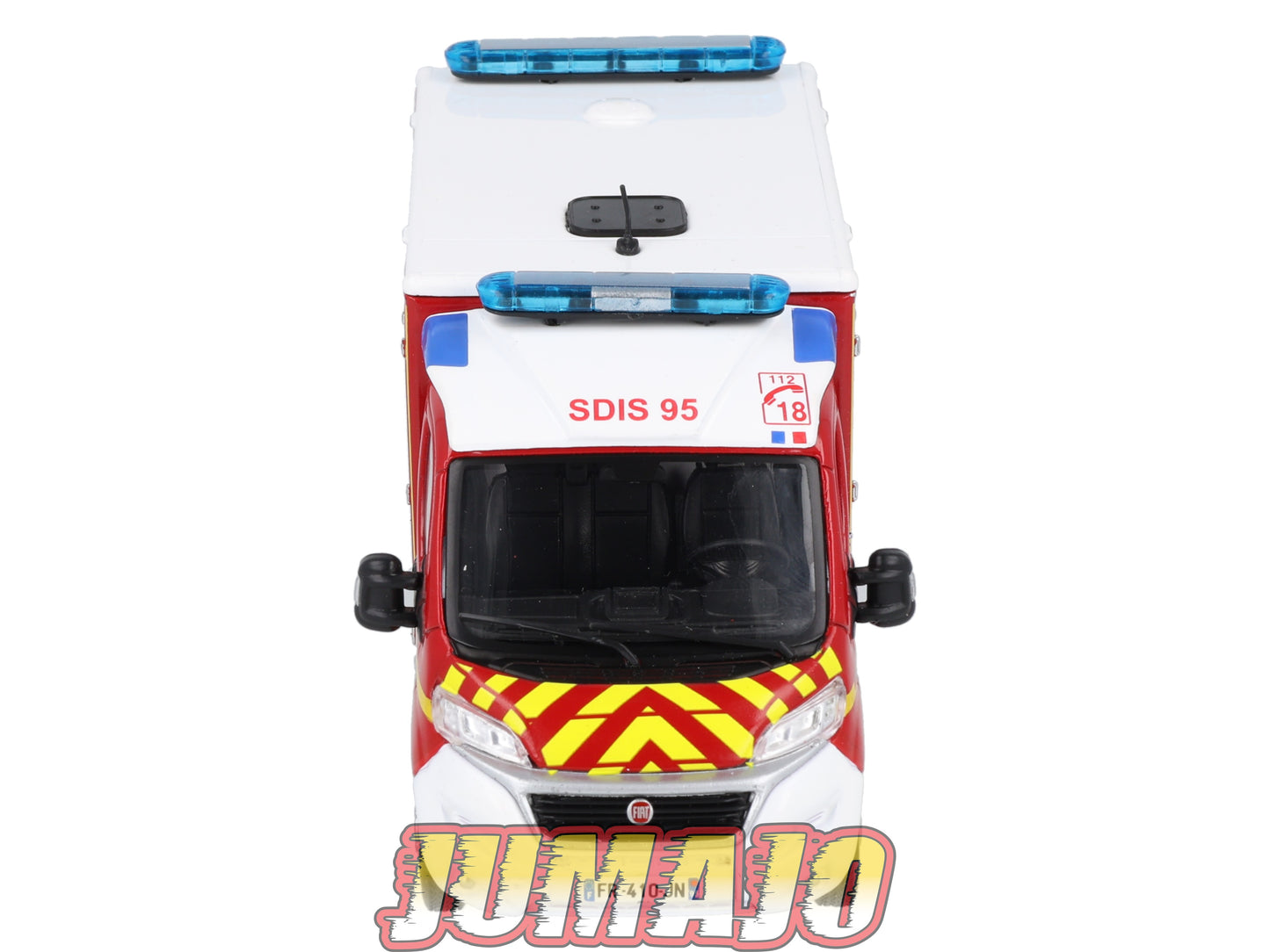 CPL8 Véhicules Légers Sapeurs Pompiers 1/43 Hachette IXO FIAT Ducato Val d'Oise VSAV
