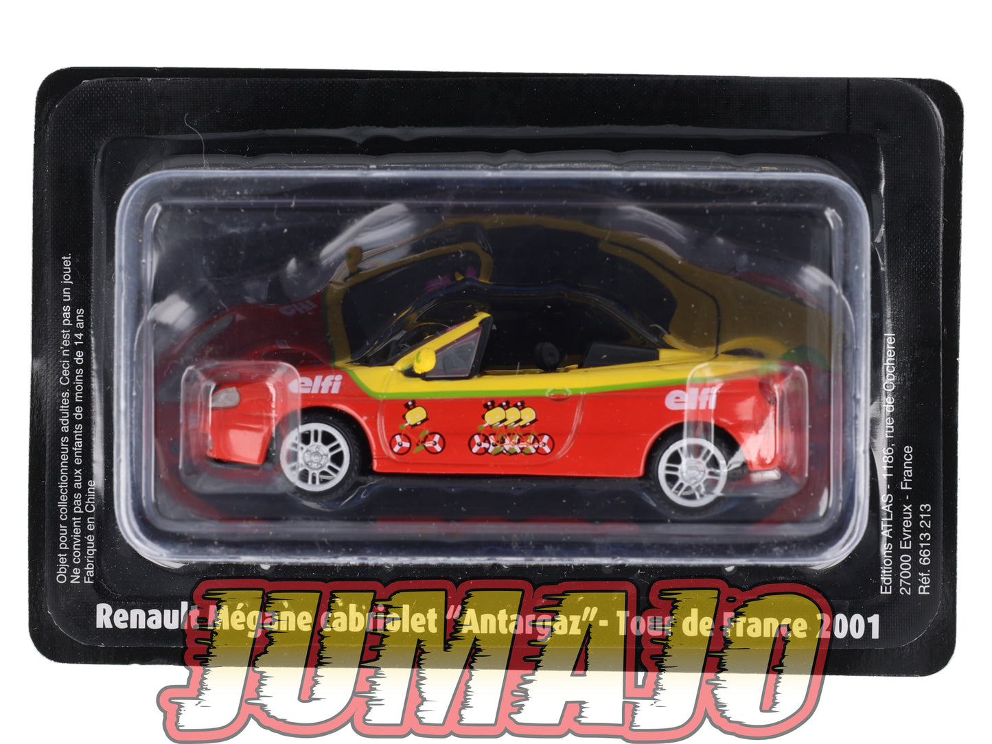 CTF13 1/43 NOREV Tour de France Caravane : RENAULT Mégane Cabriolet Antagaz 2001