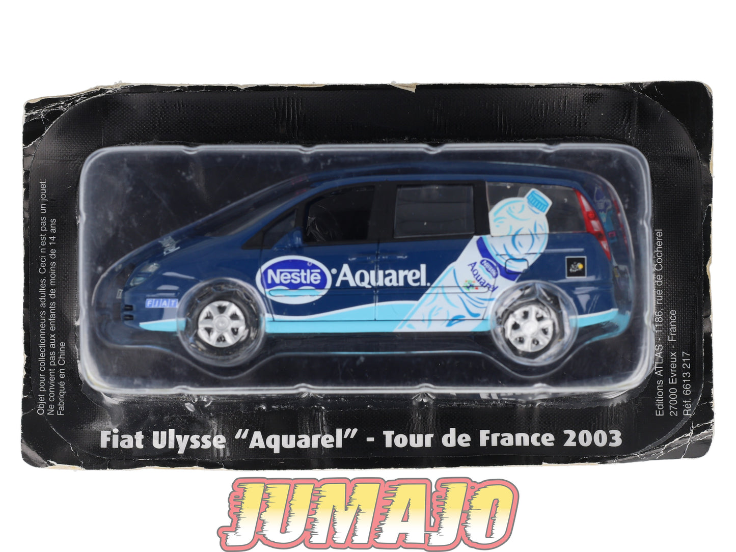 CTF17 1/43 NOREV Tour de France Caravane : FIAT Ulysse Nestlé Aquarel 2003