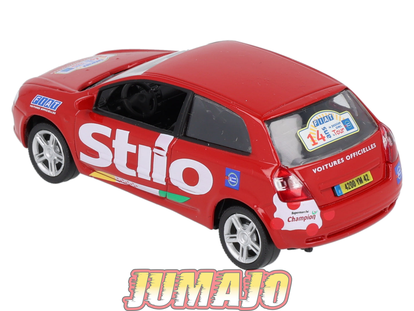 CTF30 1/43 NOREV Tour de France Caravane : FIAT Stilo Supermachés Champion 2002