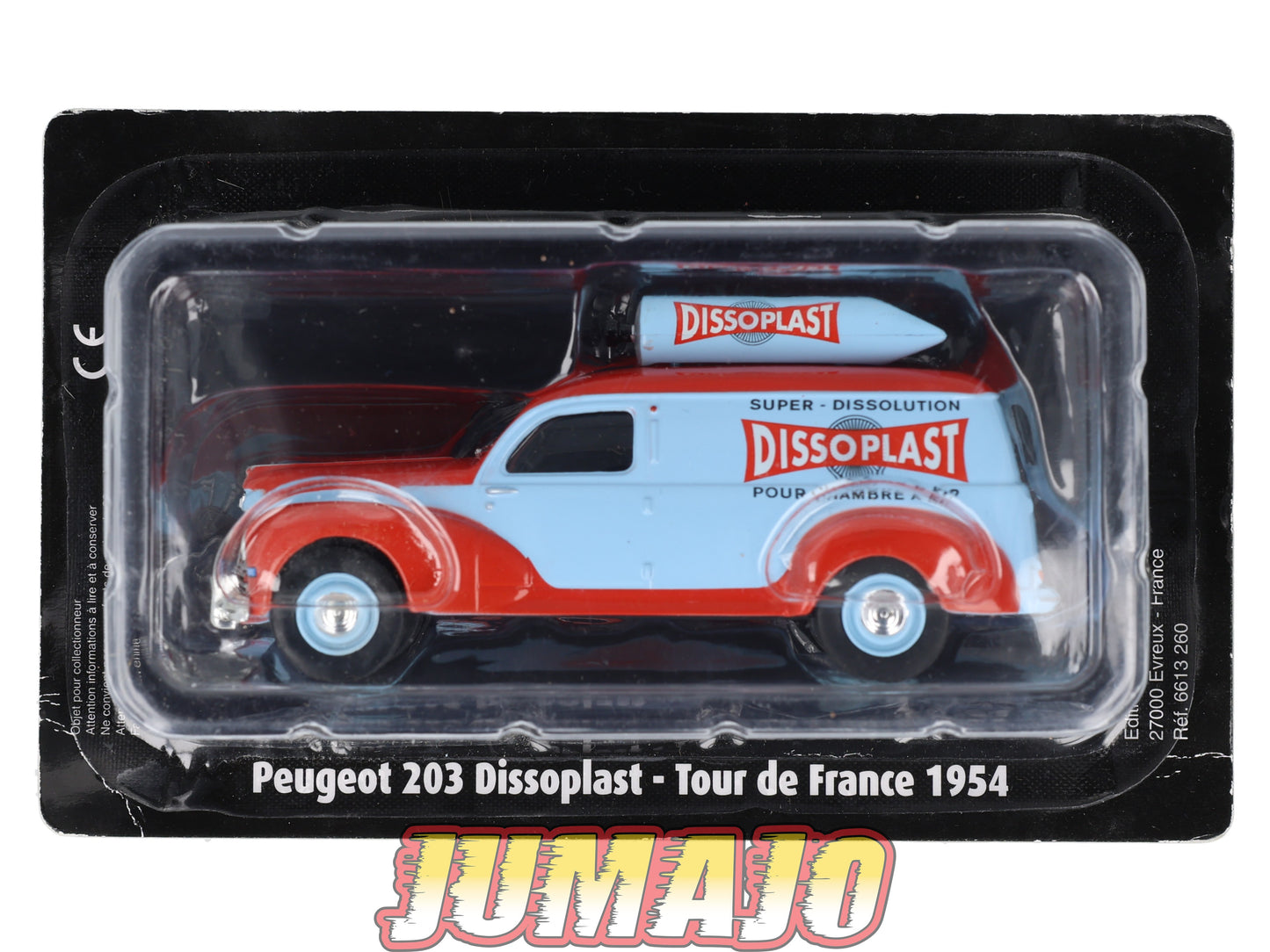 CTF60 1/43 NOREV Tour de France Caravane : PEUGEOT 203 1950 Dissoplast 1954
