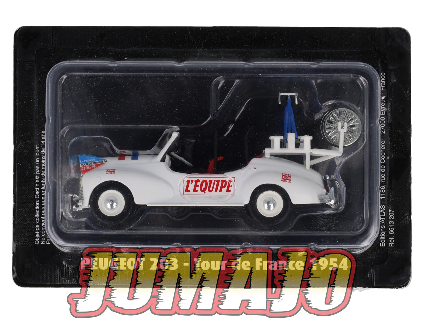 CTF7 1/43 NOREV Tour de France Caravane : PEUGEOT 203 porte vélos