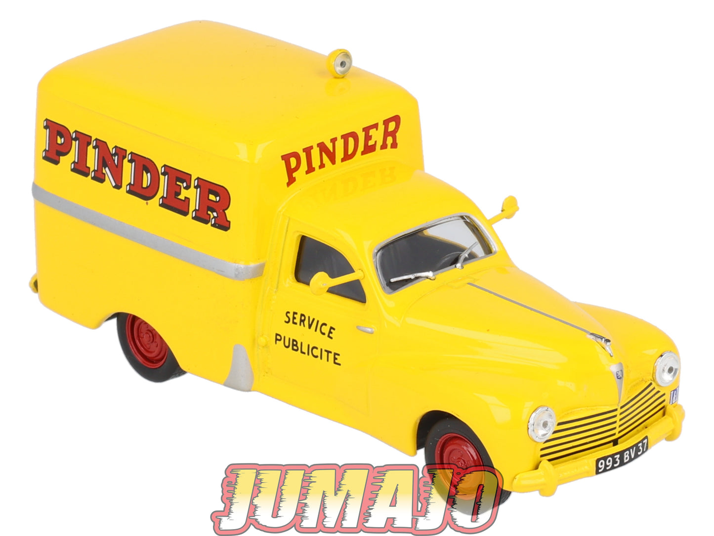 DER3 1/43 IXO Cirque PINDER Hachette : PEUGEOT 203 Van "PAQUET DE TABAC"