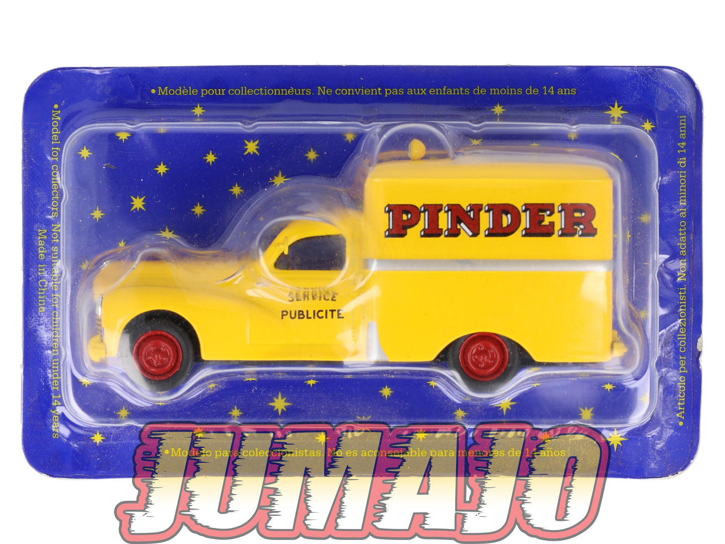 DER3 1/43 IXO Cirque PINDER Hachette : PEUGEOT 203 Van "PAQUET DE TABAC"