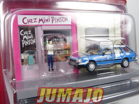 DIO24 Voiture + diorama 1/43 IXO : Métiers de France Renault 18 Break "France telecom"