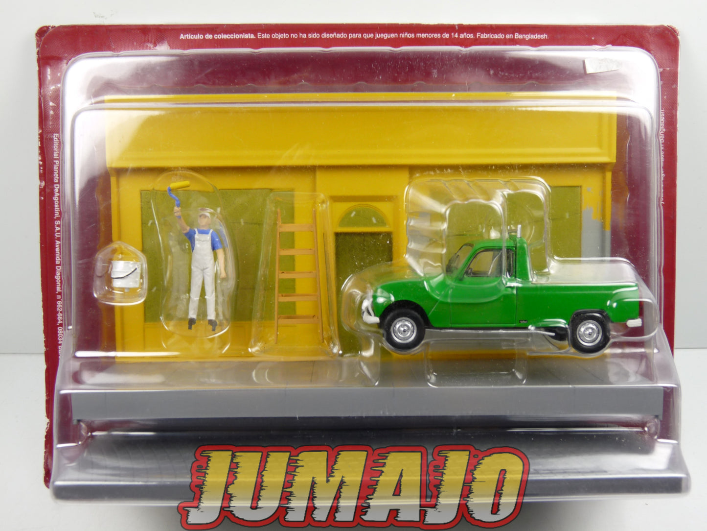 DIO9 Voiture + diorama 1/43 IXO : Métiers de France Renault 4L pick-up "Peintre"
