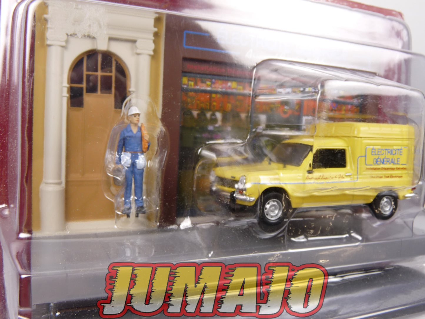 DIO10 Voiture + diorama 1/43 IXO : métiers de france SIMCA 1100F2 Electricité