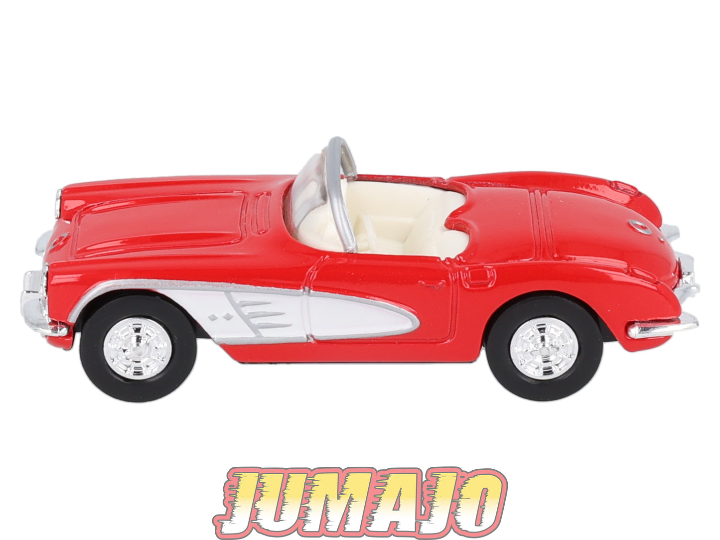 DIV4 Voiture 1/43 DIE CAST : Chevrolet corvette 2588 '60 rouge