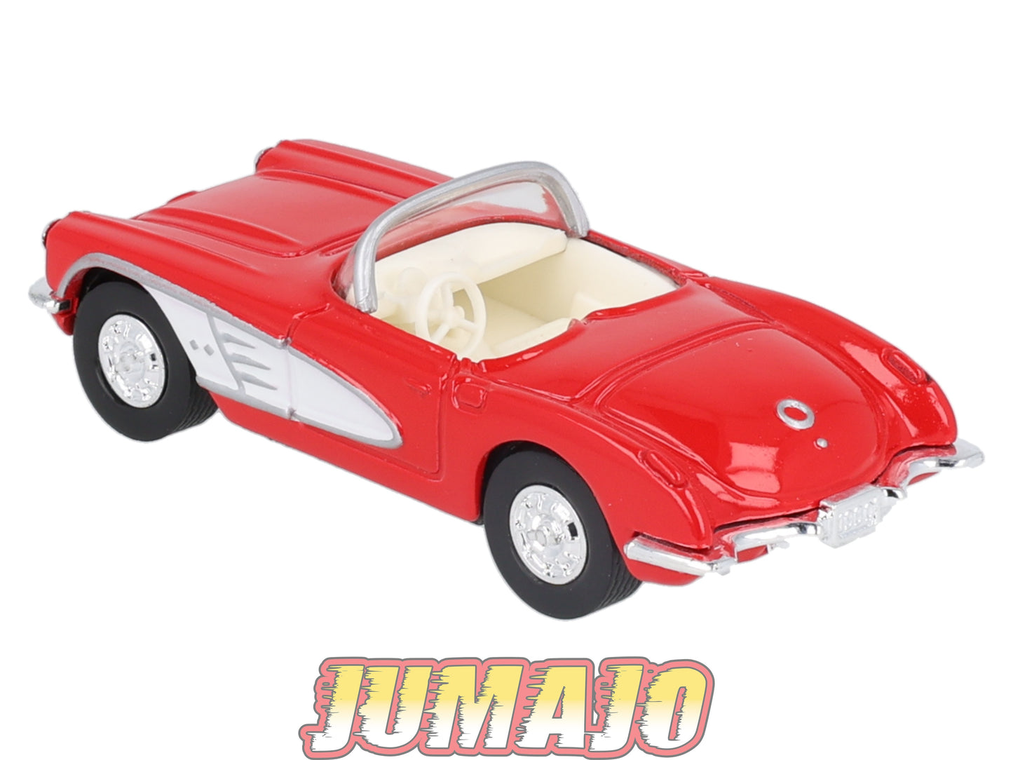 DIV4 Voiture 1/43 DIE CAST : Chevrolet corvette 2588 '60 rouge