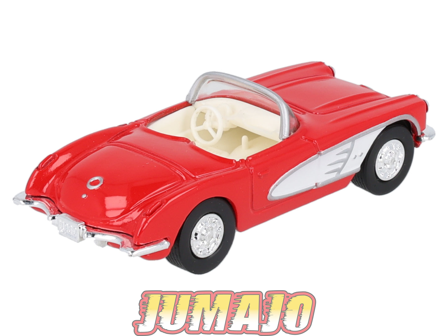 DIV4 Voiture 1/43 DIE CAST : Chevrolet corvette 2588 '60 rouge