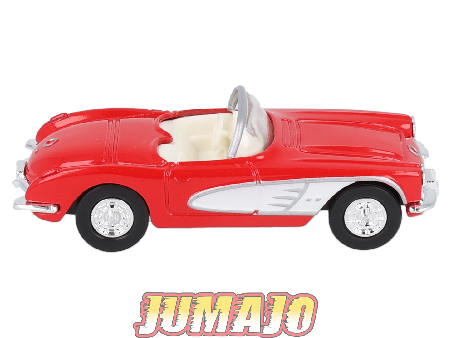 DIV4 Voiture 1/43 DIE CAST : Chevrolet corvette 2588 '60 rouge