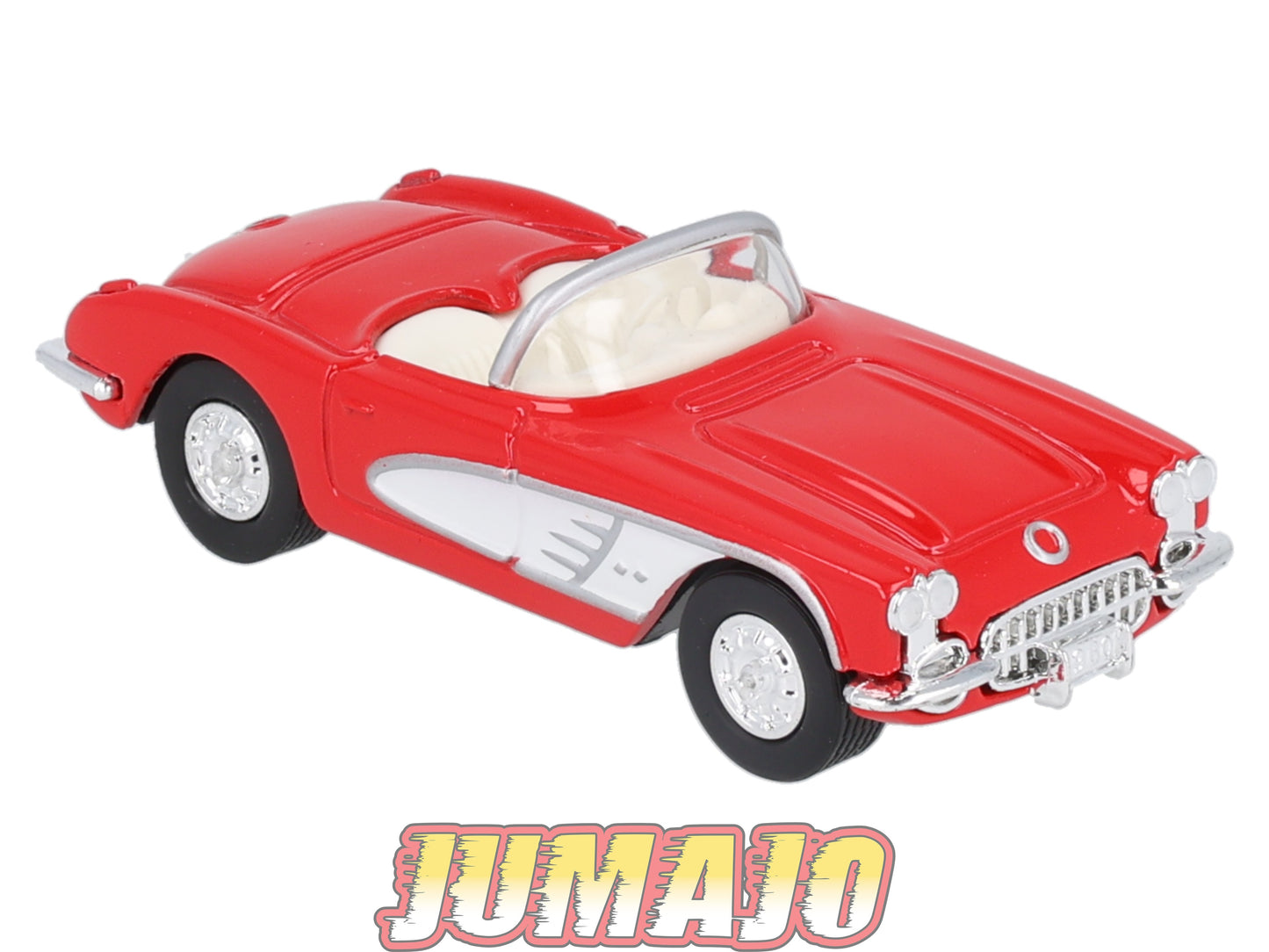 DIV4 Voiture 1/43 DIE CAST : Chevrolet corvette 2588 '60 rouge