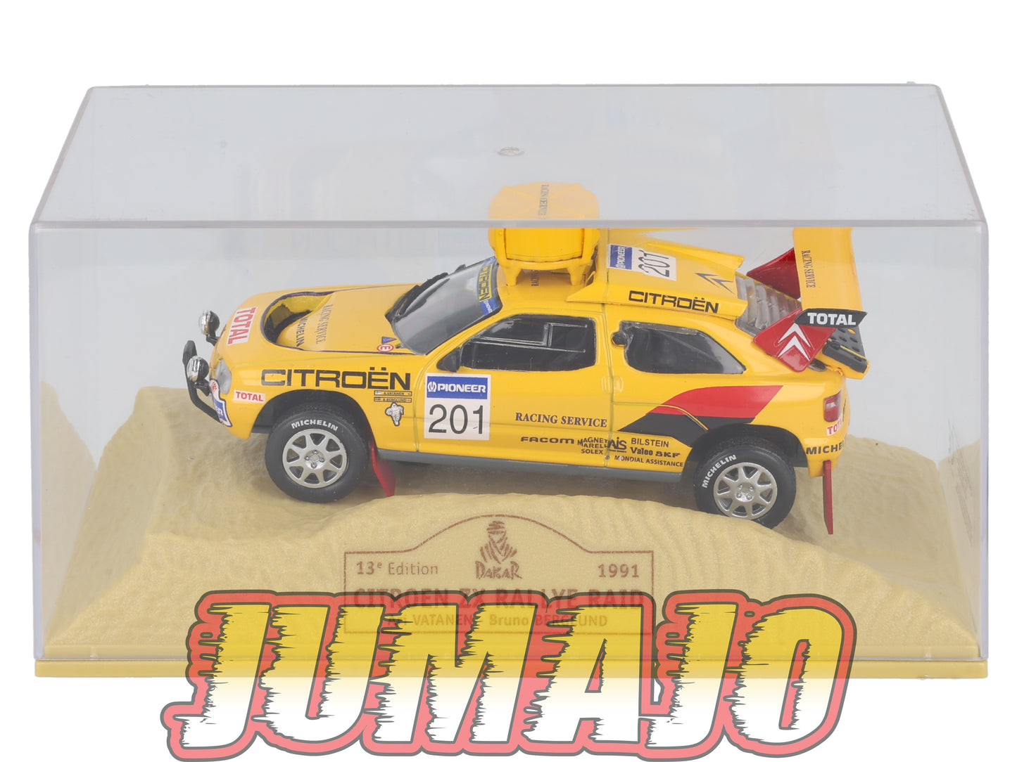 DKR14 1/43 NOREV M6 Paris/Dakar : CITROEN ZX Raid WINNER 1991 #201 A.Vatanen