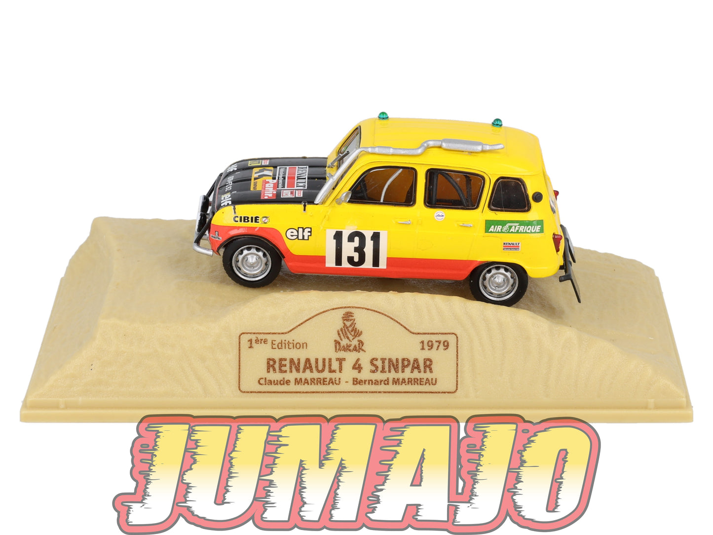 DKR19 1/43 NOREV M6 Paris/Dakar : RENAULT 4 Sinpar 1979 #131 C.Marreau