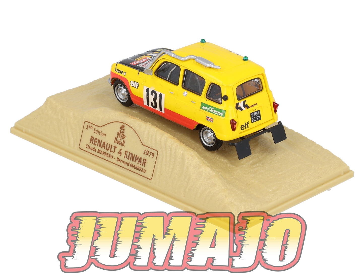 DKR19 1/43 NOREV M6 Paris/Dakar : RENAULT 4 Sinpar 1979 #131 C.Marreau