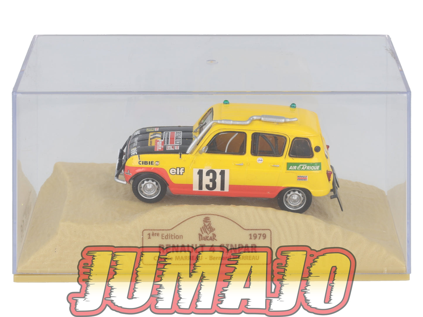 DKR19 1/43 NOREV M6 Paris/Dakar : RENAULT 4 Sinpar 1979 #131 C.Marreau