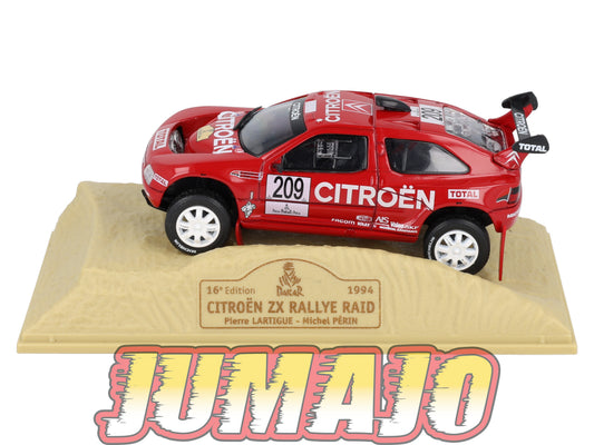 DKR23 1/43 NOREV M6 Paris/Dakar : CITROEN ZX Raid WINNER 1994 #209 P.Lartigue