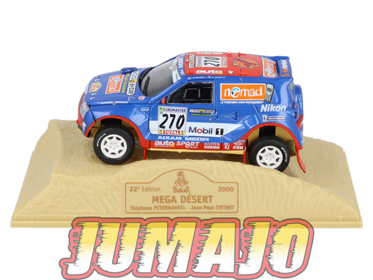 DKR26 1/43 NOREV M6 Paris/Dakar : MEGA Desert 2000 #270 S.Peterhansel