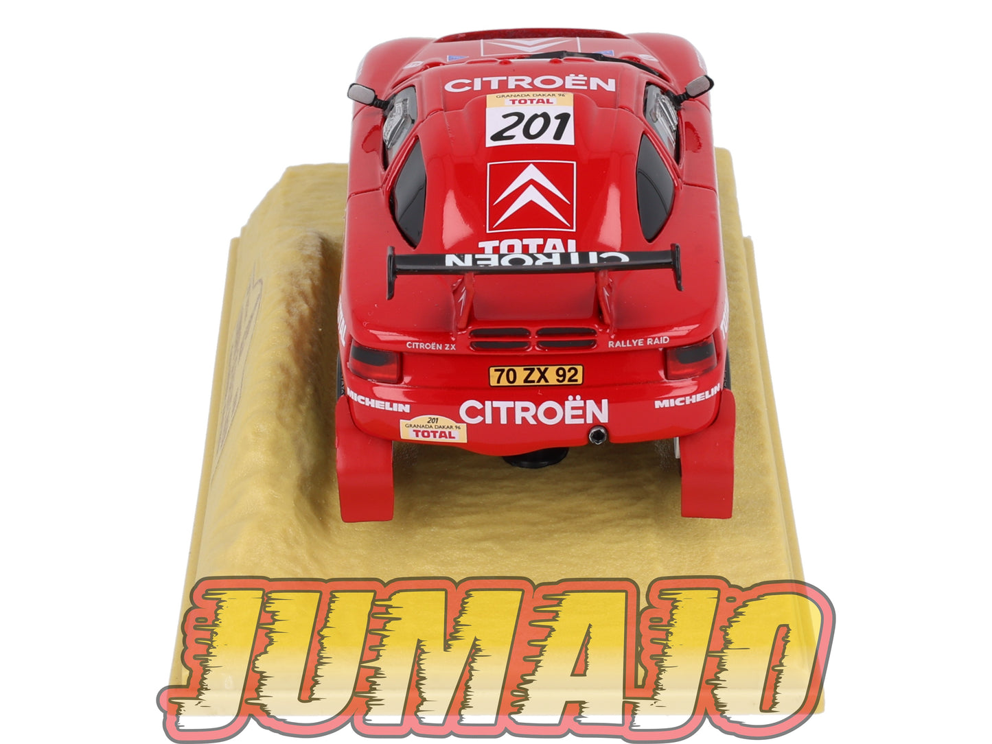 DKR2 1/43 NOREV M6 Paris/Dakar : CITROEN ZX Rallye raid 1996 winner #201 P.Lartigue