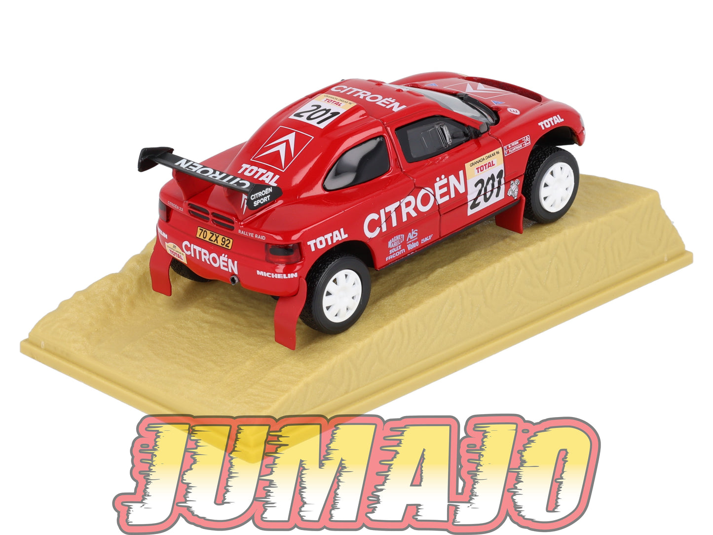 DKR2 1/43 NOREV M6 Paris/Dakar : CITROEN ZX Rallye raid 1996 winner #201 P.Lartigue