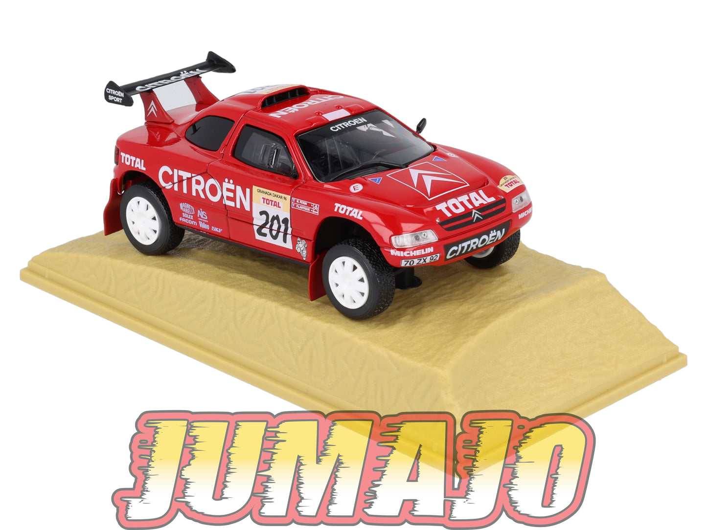 DKR2 1/43 NOREV M6 Paris/Dakar : CITROEN ZX Rallye raid 1996 winner #201 P.Lartigue