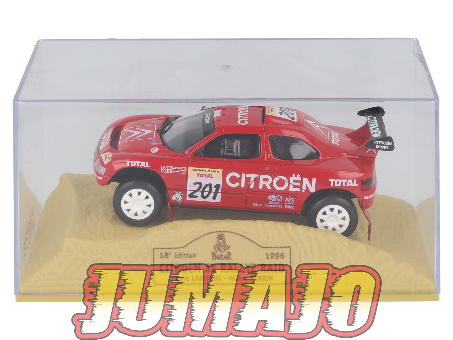 DKR2 1/43 NOREV M6 Paris/Dakar : CITROEN ZX Rallye raid 1996 winner #201 P.Lartigue