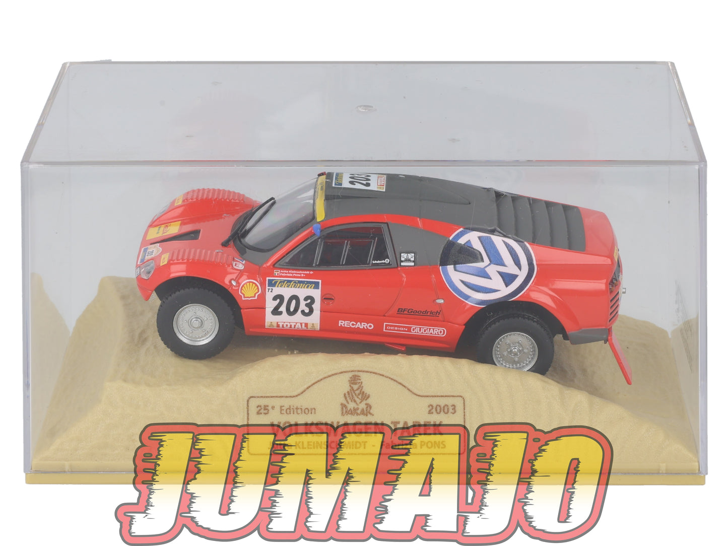 DKR32 1/43 NOREV M6 Paris/Dakar : VOLKSWAGEN Tarek 2003 #203 J.Kleinschmidt