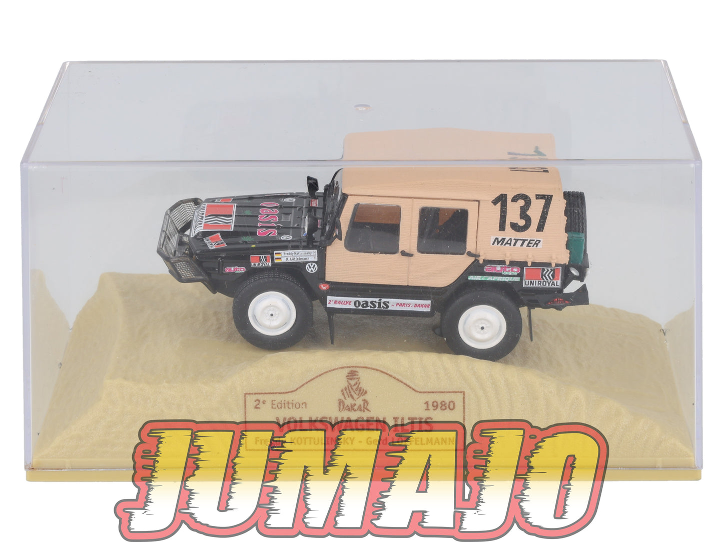 DKR4 1/43 NOREV M6 Paris/Dakar : VOLKSWAGEN ILTIS WINNER 1980 #137 F.Kottulinsky