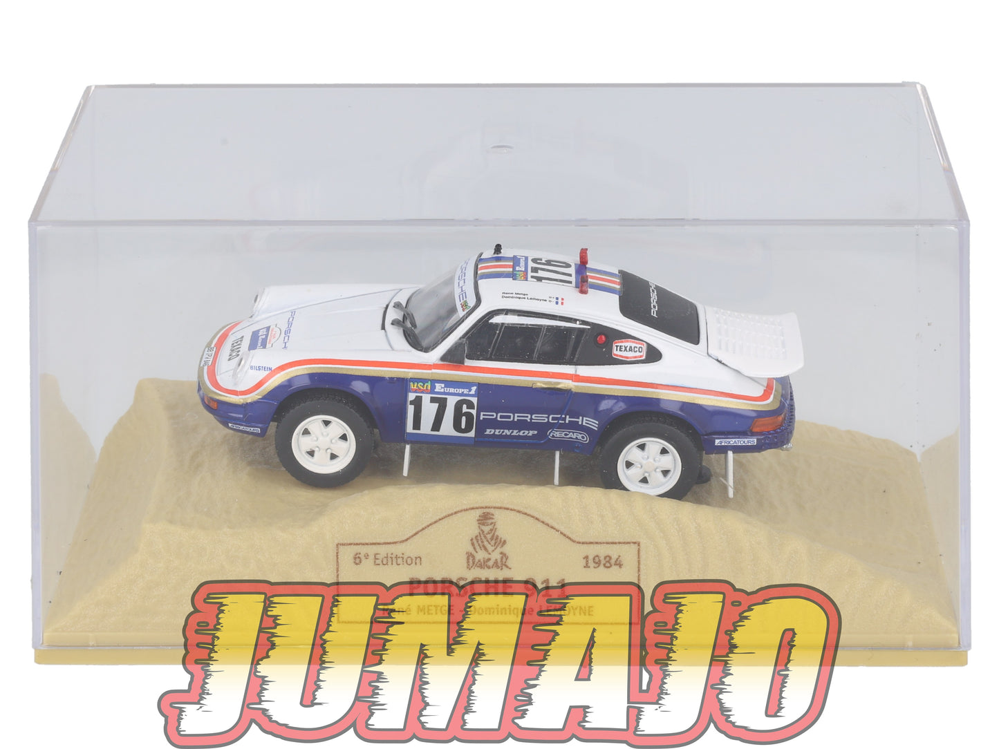 DKR7 1/43 NOREV M6 Paris/Dakar : PORSCHE 911 WINNER 1984 #176 R.Metge