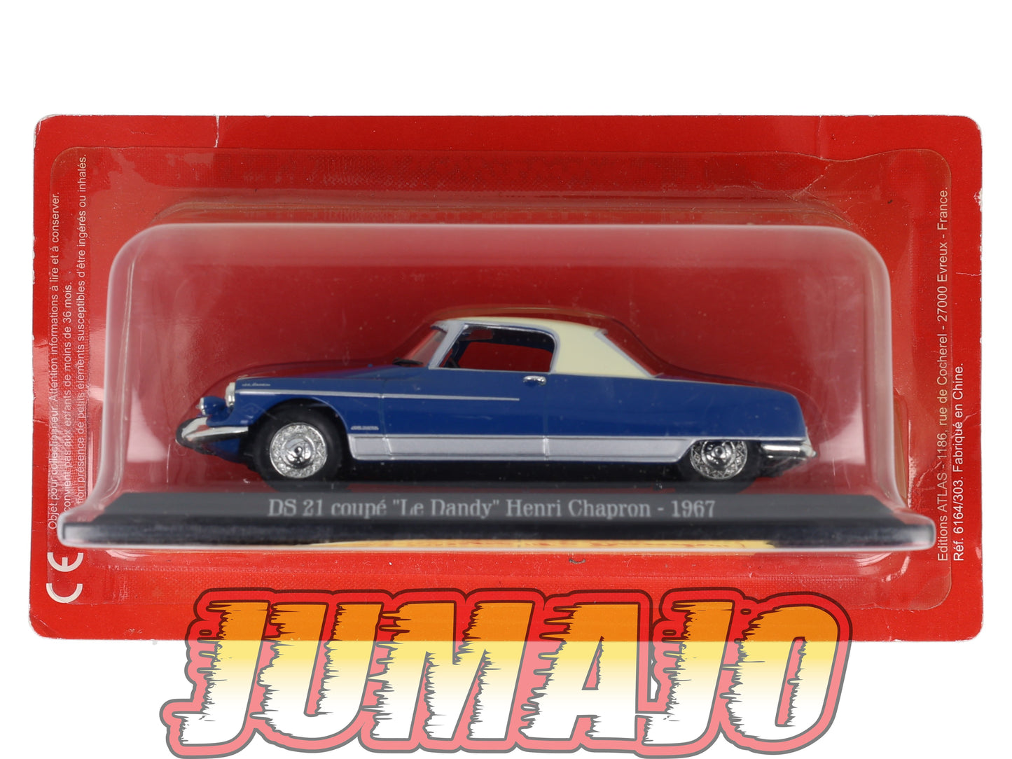 DS103 Voiture 1/43 Atlas DS CITROEN Collection : DS 21 Coupé Le Dandy Henri Chapron 1967