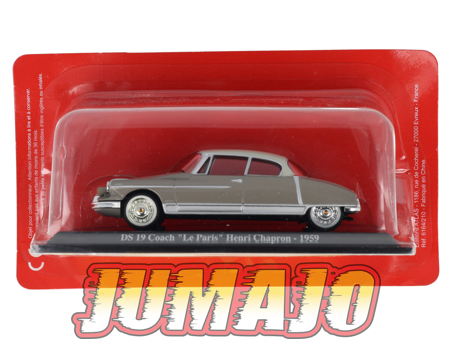 DS10 voiture 1/43 Atlas DS CITROEN Collection : DS 19 Coach Le Paris Chapron 1959