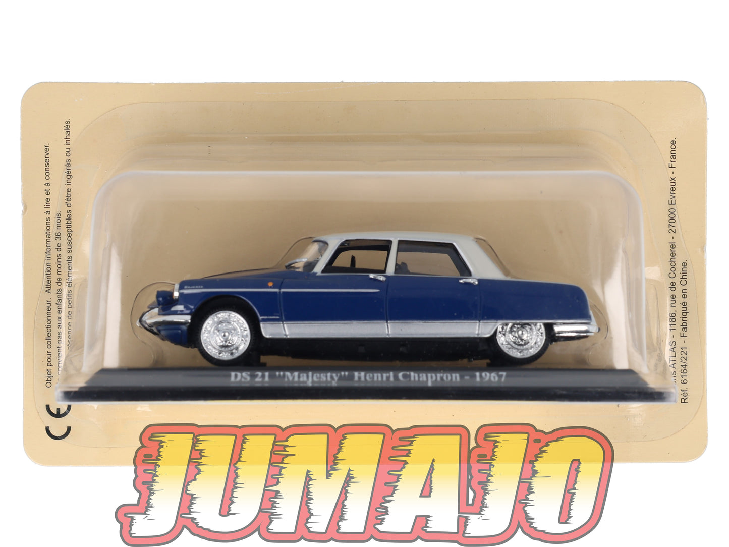 DS21 Voiture 1/43 Atlas DS CITROEN Collection : DS 21 Majesty Henri Chapron 1967