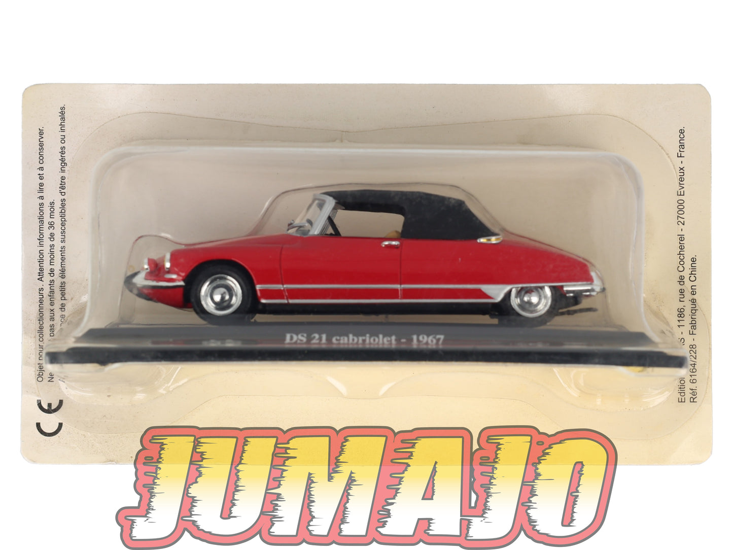 DS28 Voiture 1/43 Atlas DS CITROEN Collection : DS 21 Cabriolet 1967