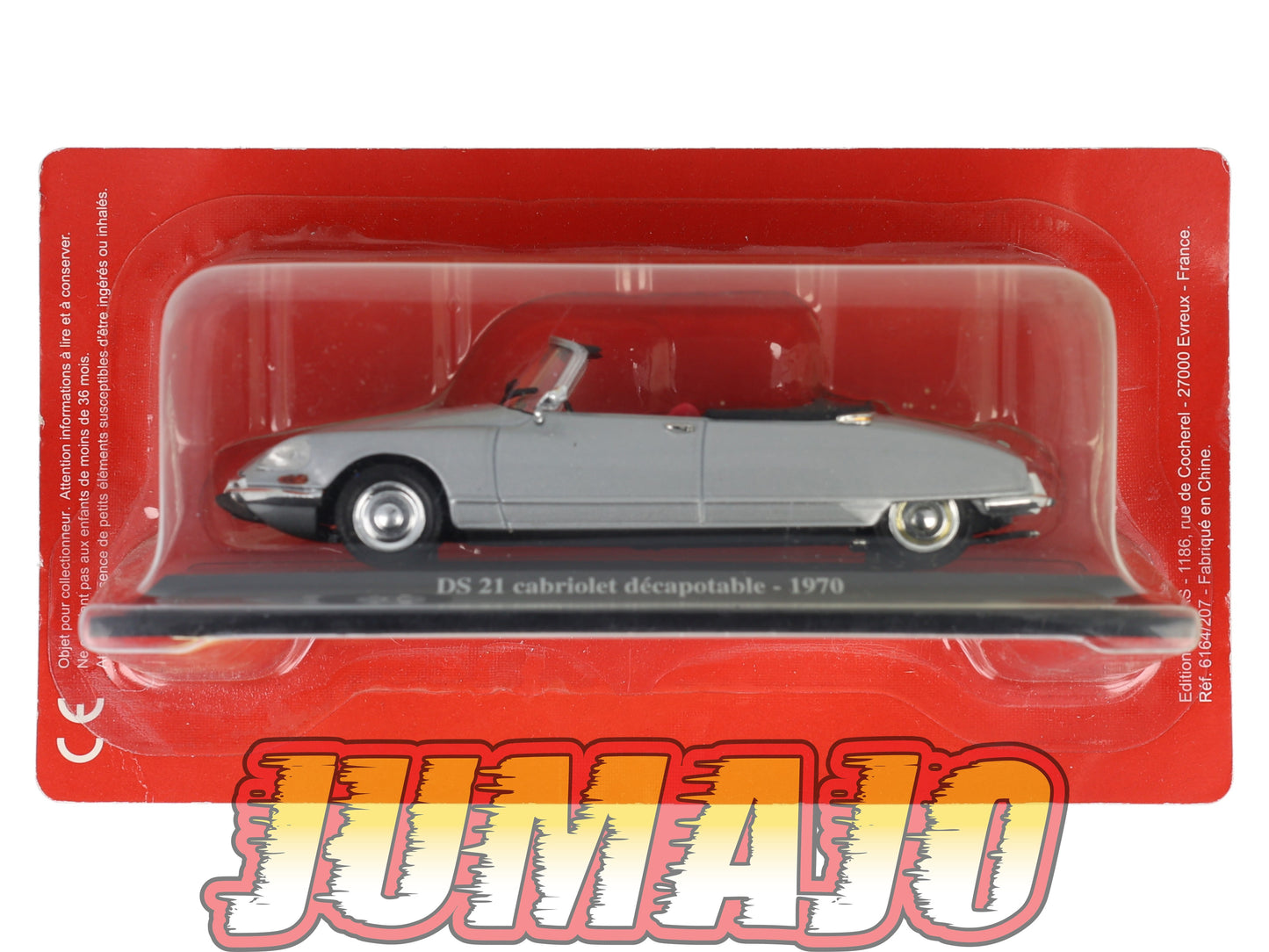 DS7 Voiture 1/43 Atlas DS CITROEN Collection : DS 21 Cabriolet décapotable 1970