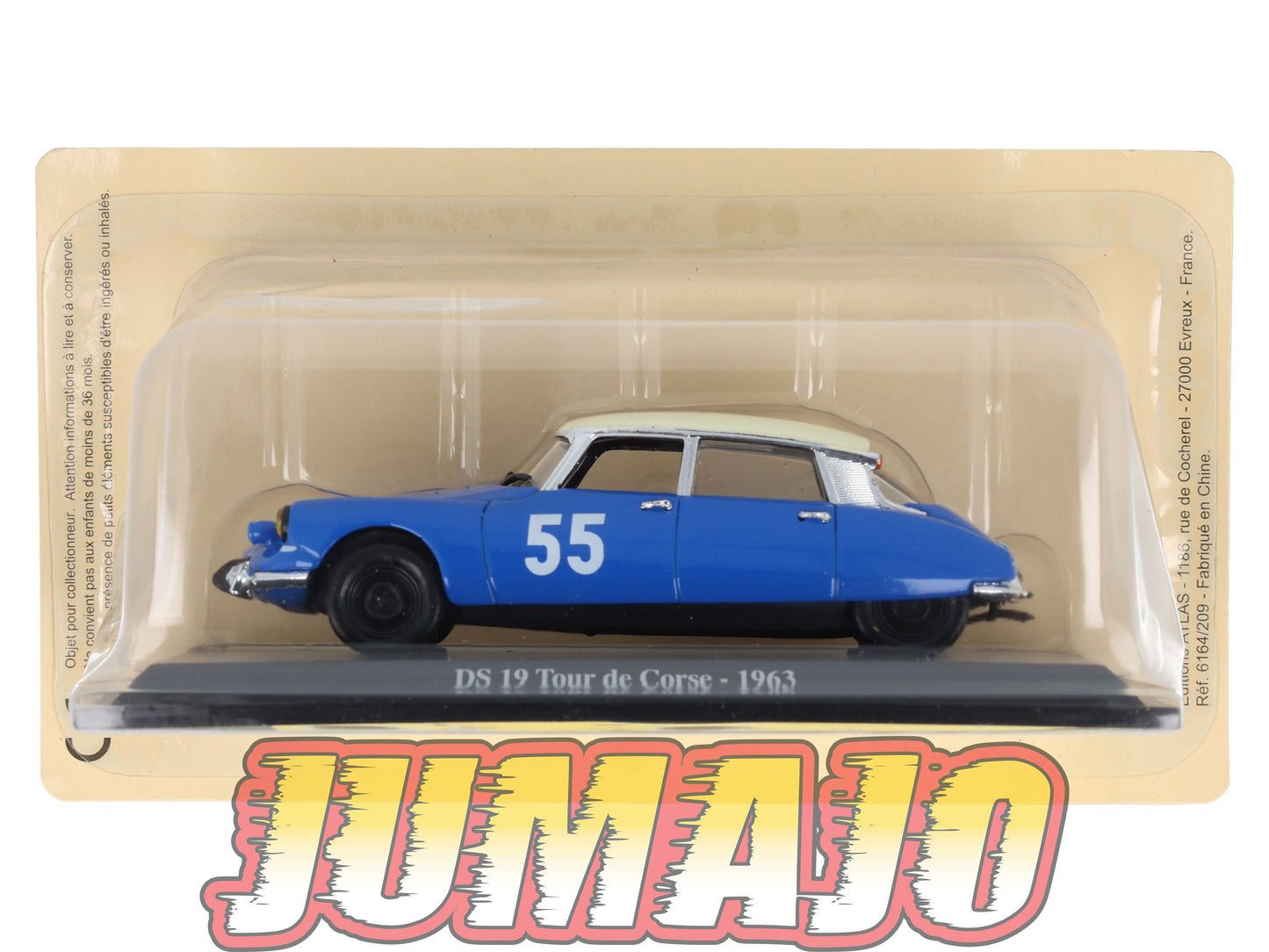 DS9 voiture 1/43 atlas DS CITROEN Collection : DS 19 Tour de Corse 1963 #55