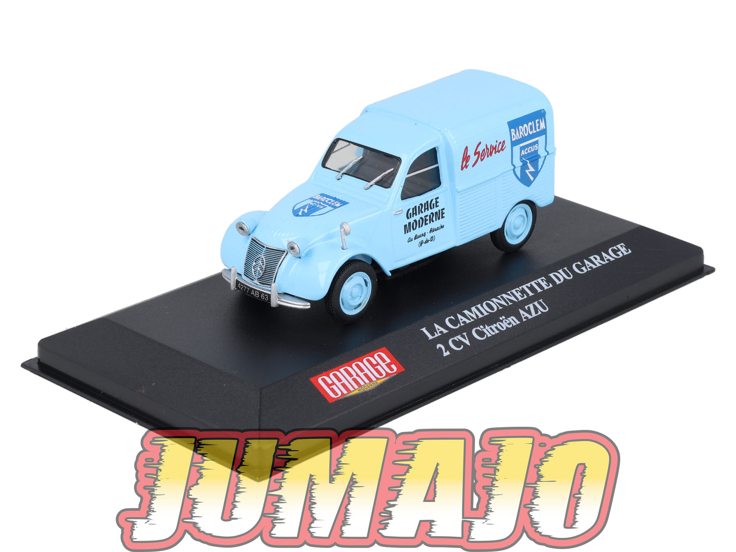 GM101 Voiture 1/43 IXO HACHETTE Garage moderne : 2 CV CITROEN AZU La camionette du garage