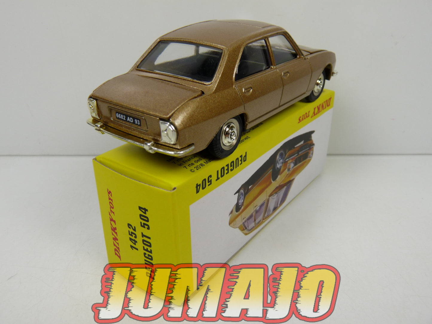 DT44 Voiture 1/43 réédition DINKY TOYS Atlas : PEUGEOT 504 1452