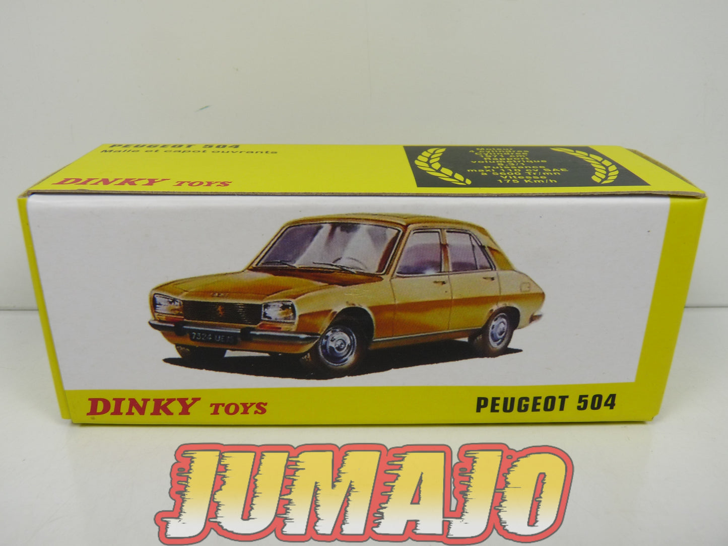 DT44 Voiture 1/43 réédition DINKY TOYS Atlas : PEUGEOT 504 1452