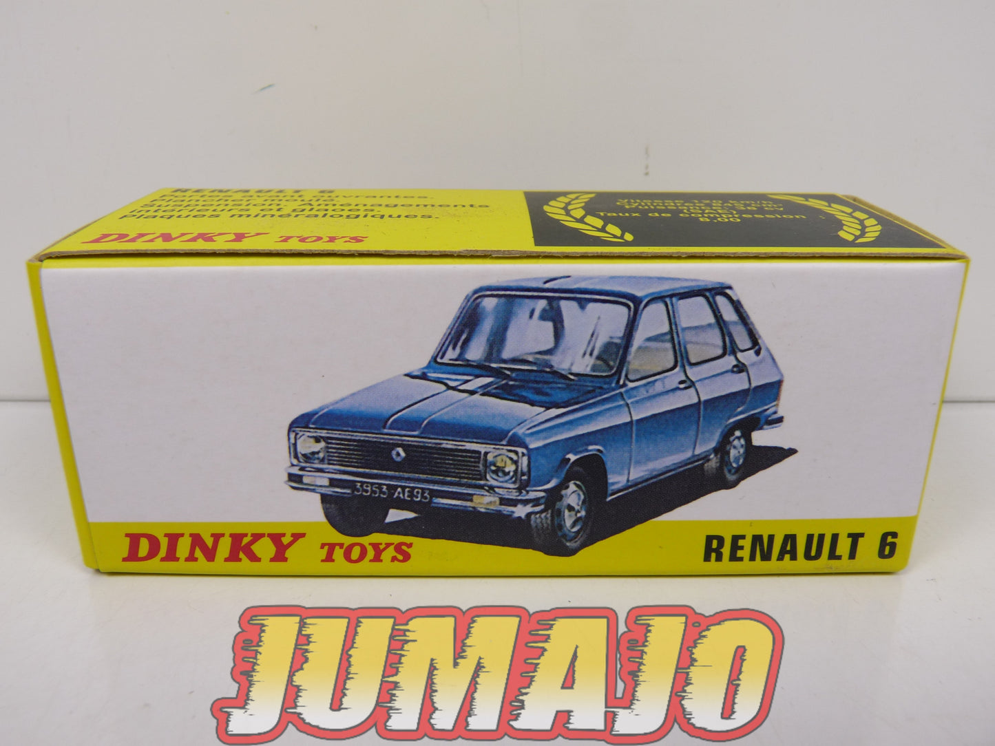 DT46 Voiture 1/43 réédition DINKY TOYS Atlas : RENAULT 6 1453